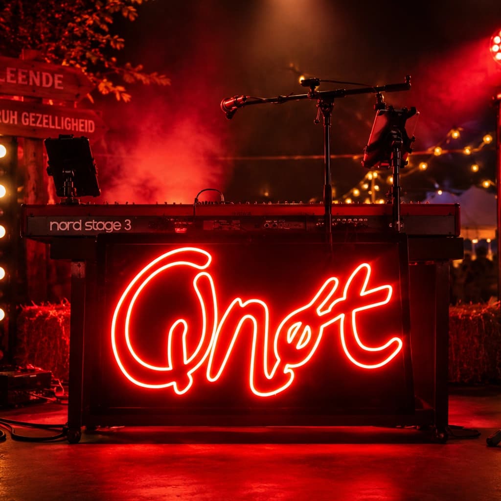 Maatwerk LED neon project Qnot door Living Lumen