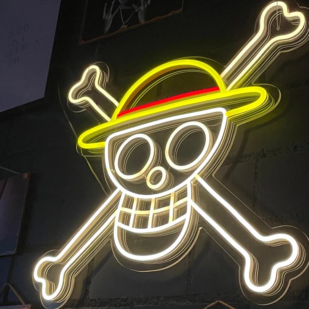 Maatwerk LED neon project Anime Neon door Living Lumen